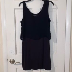 Lightweight black mini dress